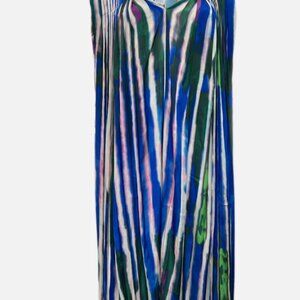 Maria Rinaldi Striped Sleeveless Dress